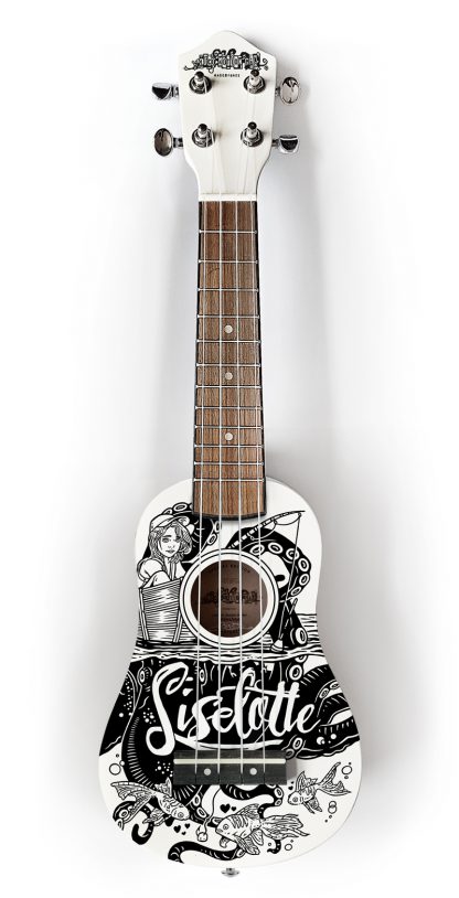Somethin Fishy Sopraan Ukulele met jouw eigen naam - Locomotionman
